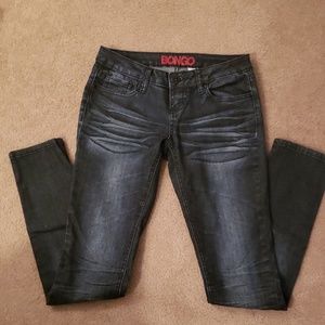 Bongo dark rinse skinny jeans